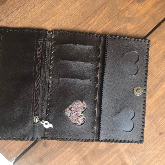 brown leather wallet - Picture 1 of 10